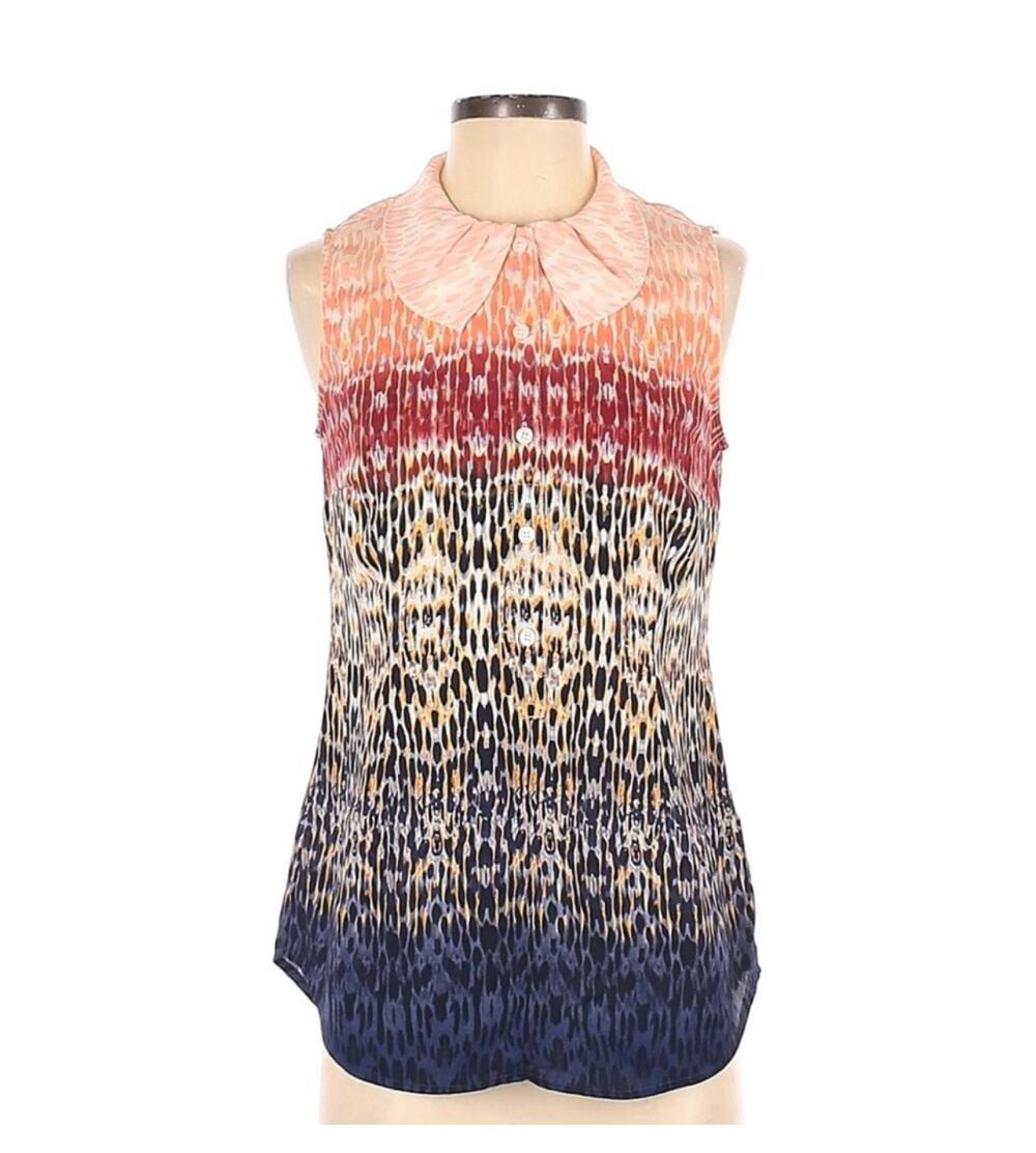 Cabi 3078 Love blouse Heart of Cabi EUC size M sleeveless top